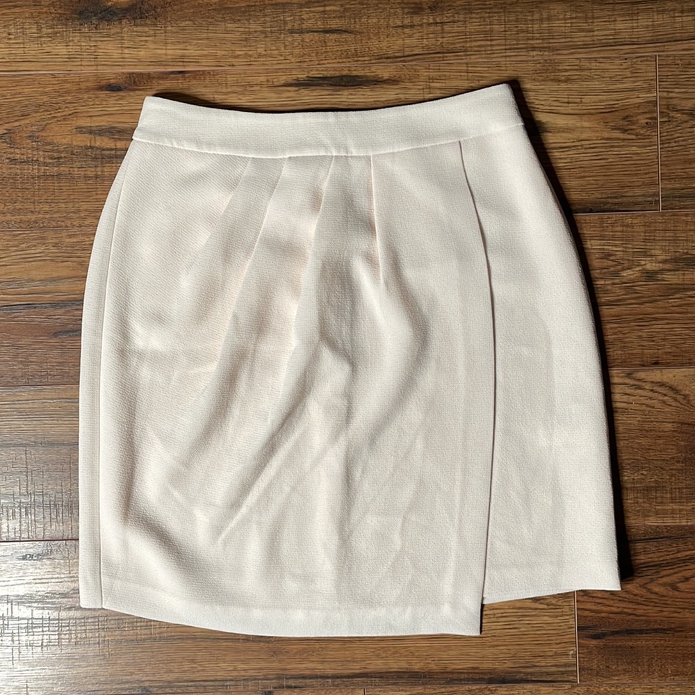 Club Monaco Faux Wrap Skirt - Pink